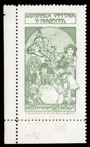 Bohemia poster stamp 1913 - bohemia,