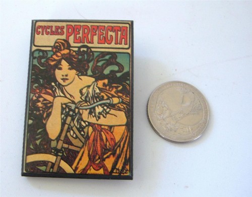 Vintage alphonse mucha bicycle - vintage,