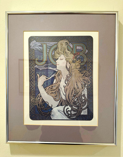 Alphonse mucha signed job - mucha, "job"