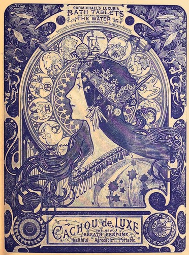Mucha art nouveau zodiac - mucha,