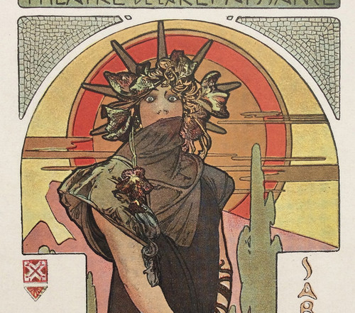 Original alphonse mucha chromo - alphonse,